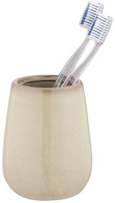 Portaspazzolino beige in ceramica Sirmione – Wenko