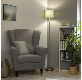 Brilagi - Lampada da terra a LED CERIA 1xE27/40W/230V Ø 30 cm verde/cromo opaco