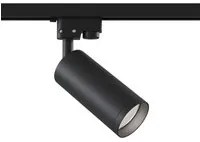 Faretto Per Binario Moderno Focus Alluminio Nero 1 Luce