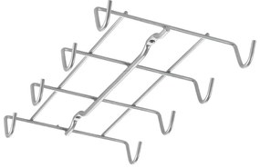 Portabicchieri a parete in acciaio inox Octo-Mug - Metaltex