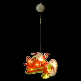 Aigostar - Decorazione natalizia LED LED/3xAAA aeroplano natalizio 17cm