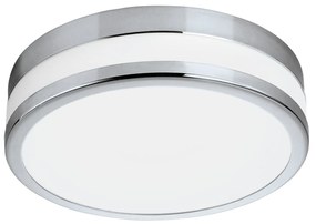 Plafoniera Moderna Led Palermo Acciaio Cromo 3 Luci Led Integrato 5,7W