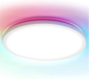 Brilagi - Plafoniera LED RGBW dimmerabile VIBE LED/24W/230V 3000-6500K bianca + telecomando