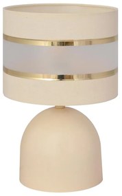 Lampada da tavolo HELEN 1xE27/15W/230V color crema/oro