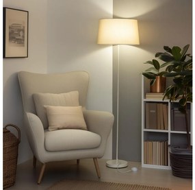 Brilagi - Lampada da terra LED CERIA 1xE27/40W/230V Ø 45 cm beige/bianco