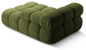 Divano modulo verde in tessuto bouclé (angolo destro) Bellis - Micadoni Home