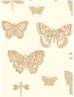 Tapete Butterflies & Dragonflies von Cole & Son - Pink/ Ivor