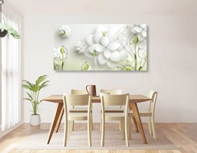 Quadro su tela – Fiori astratti