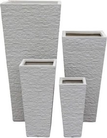 GIGLI - set di 4 vasi da giardino