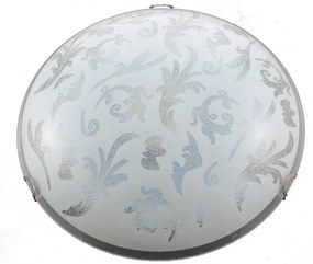 Plafoniera LED neoclassico Toscana, bianco Ø 40 cm, 1660 lumen