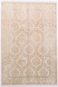 Tabriz Tappeto orientale 200x300 Beige (Indian) Annodato A Mano