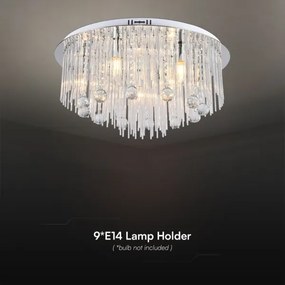 Plafoniera 9xE14/40W/230V diametro 60 cm