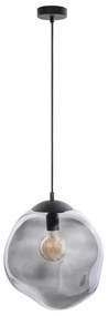 Lampadario su corda SOL 1xE27/60W/230V nero