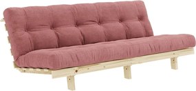 Divano letto in velluto a coste rosa 190 cm Lean - Karup Design