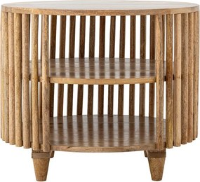 Tavolino da salotto rotondo di colore naturale in mango massiccio ø 60 cm Sali – Bloomingville