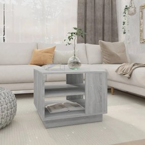 Tavolino Da Salotto Grigio Sonoma 55x55x43 Cm İn Truciolato /