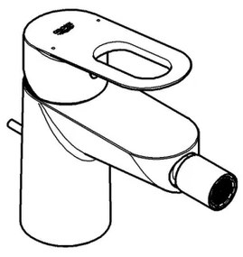 GROHE 23338000 - Miscelatore per bidet BAULOOP, cromato lucido