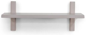Mensola grigio tortora in metallo 60 cm Hola – Spinder Design