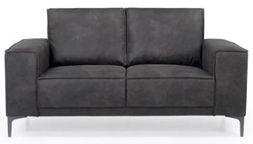 Divano in similpelle antracite 164 cm Copenhagen - Scandic