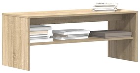 Mobile Porta Tv Rovere Sonoma 100x40x40 Cm İn Legno Multistrato /