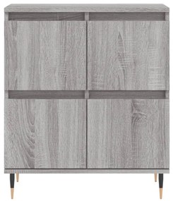 Credenza grigio sonoma 60x35x70 cm in legno multistrato