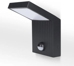 Brilagi - Lampada da parete a LED per esterni con sensore RIANO LED/8W/230V Antracite