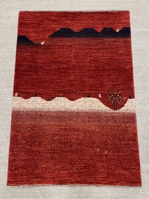Loribaft Tappeto persiano 80x120 Rosso (Iran) Annodato A Mano