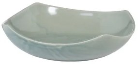 Centrotavola 29,5 x 29,5 x 8 cm Ceramica Azzurro Chiaro