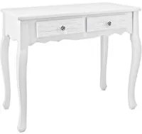 Mobile consolle 2 cassetti legno bianco Blanc cm 80 x 40 x 75