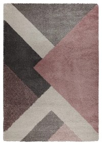 Tappeto rosa/grigio 160x230 cm Zula - Flair Rugs