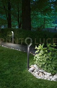 Path paletto in alluminio grigio cemento led 12w 3000k cri?80 220-2...