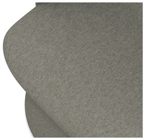 Sedia da pranzo grigia in imbottito Kalo – Makamii