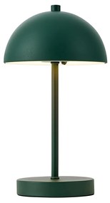 Lampada da tavolo da esterno verde scuro con LED dimmerabile a 3 livelli IP44 ricaricabile - Keira