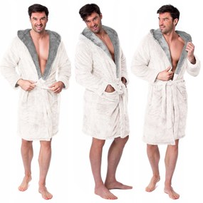 Accappatoio Jordan Ecru Grey men L