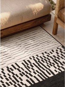 Tappeto da interno/esterno nero/color crema 200x300 cm Haringey Acacia – Ted Baker