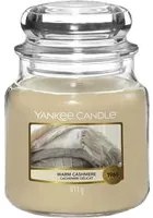 Warm Cashmere candela in giara media Yankee Candle