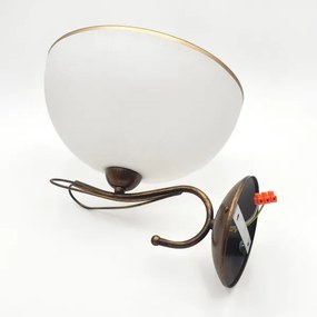 Lampada da parete COBRA 1xE27/60W/230V bronzo/patina