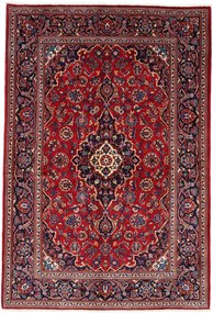 Kashan Tappeto 140x210 (Iran) Annodato A Mano
