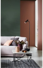 Lampada da terra nera a LED dimmerabile (altezza 154 cm) Stina - Fischer &amp; Honsel