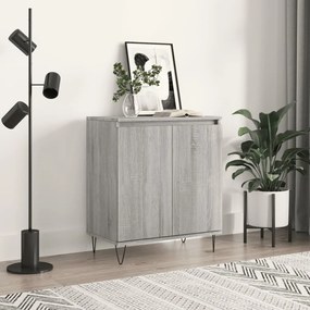 Credenza Grigio Sonoma 60x35x70 Cm İn Legno Multistrato /