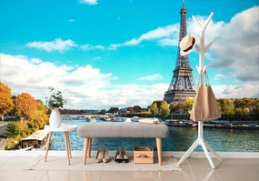 Carta da parati autoadesiva – Panorama affascinante di Parigi