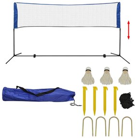 Set Rete da Badminton con Volani 300x155 cm