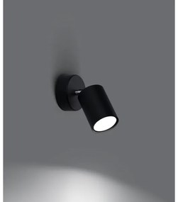 Sollux SL.1126 - Lampada da parete LEMMI 1xGU10/40W/230V nero