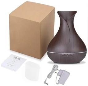 Umidificatore e ionizzatore aria LED RGB 400 ml