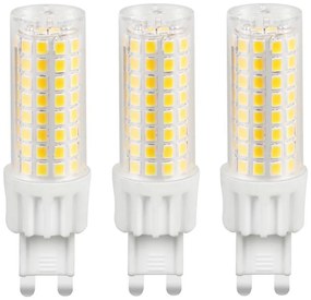SET 3x Lampadina LED ECOLINE G9/7W/230V 3000K - Brilagi