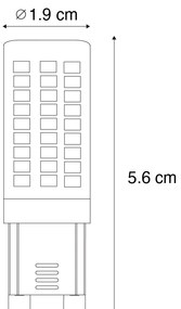 Set di 5 Lampadine LED G9 a 3 Intensità Opal 4,5W 500lm 2700K