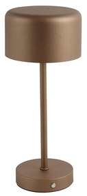 Lampada da tavolo moderna marrone ricaricabile - Poppie