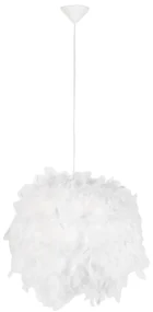 Lampada a sospensione rustica bianca - Feather