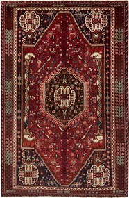 Shiraz Tappeto 250x160 Rosso (Iran) Annodato A Mano