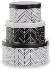 Vasetti in metallo per alimenti in set da 3 Urban - Premier Housewares